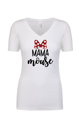 Mama Mouse Women’s Shirt, Mother’s Day, Mommy and Daughter Set