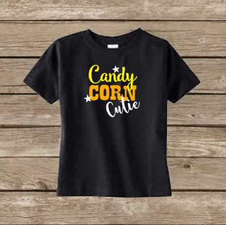 Candy Corn Cutie, Baby Girls Halloween Shirt, Happy Halloween, Trick Or Treat, Costume, Kids
