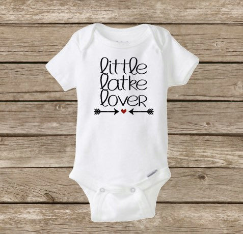 Little Latke Lover, Baby's First Hanukkah Onesie, Chanukah, Happy Hanukkah