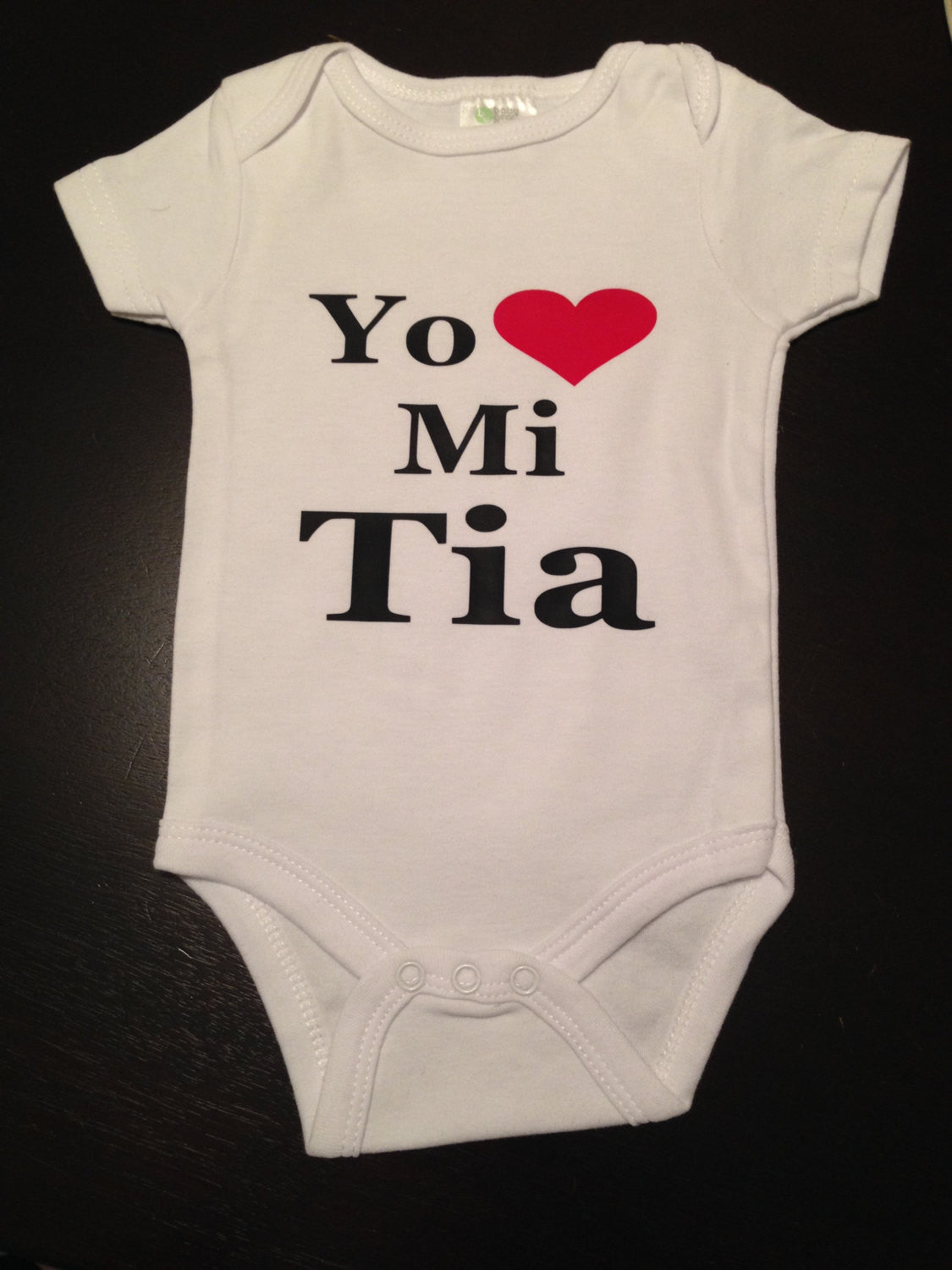 Yo Quiero Mi Tia Baby Onesie, I Love My Aunt Auntie, Baby Shirt
