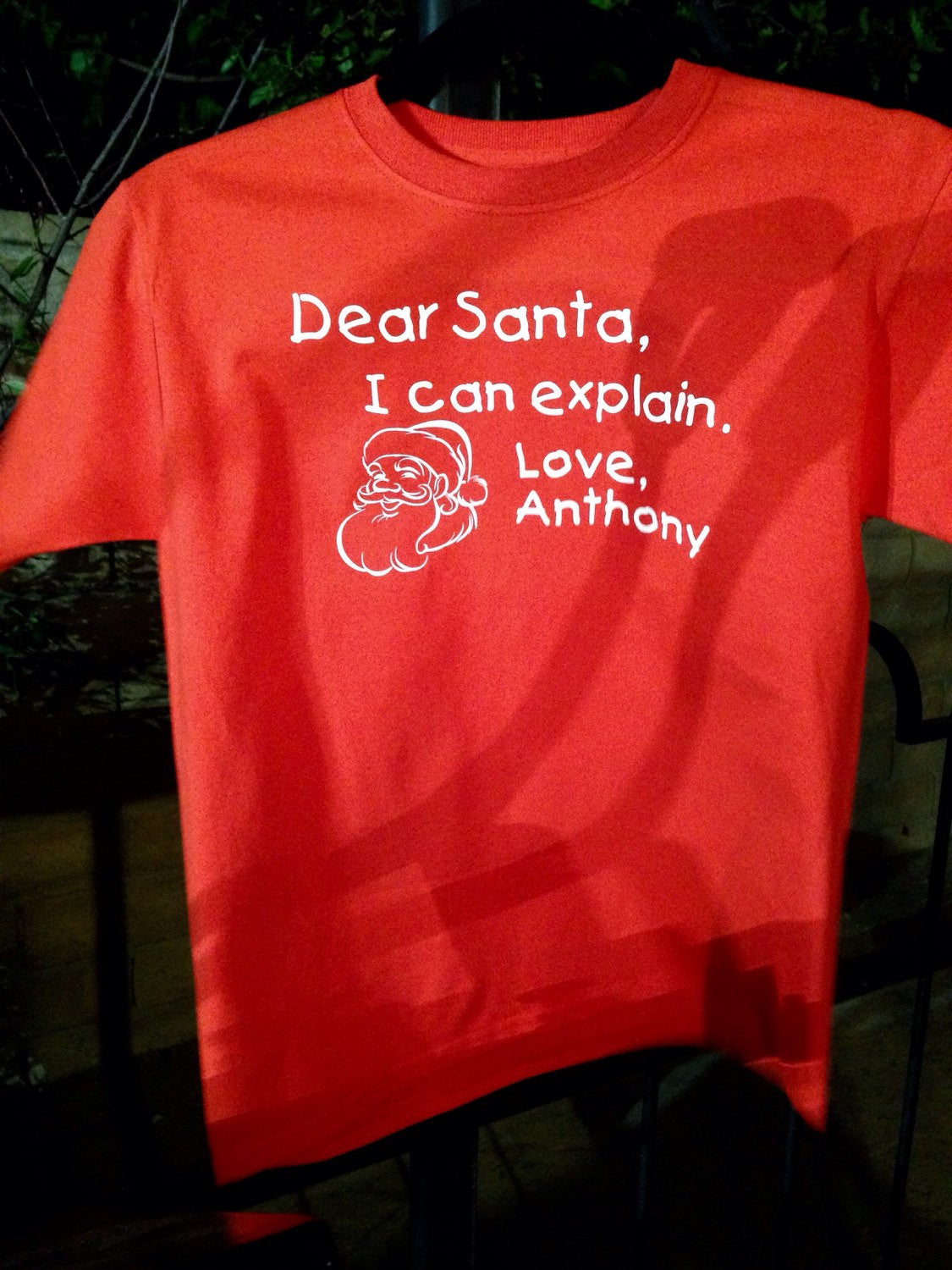 Dear SANTA I Can Explain Kids Shirt Kids Tee | Boys Girls Merry Christmas Shirt Santa Claus | Funny Comical