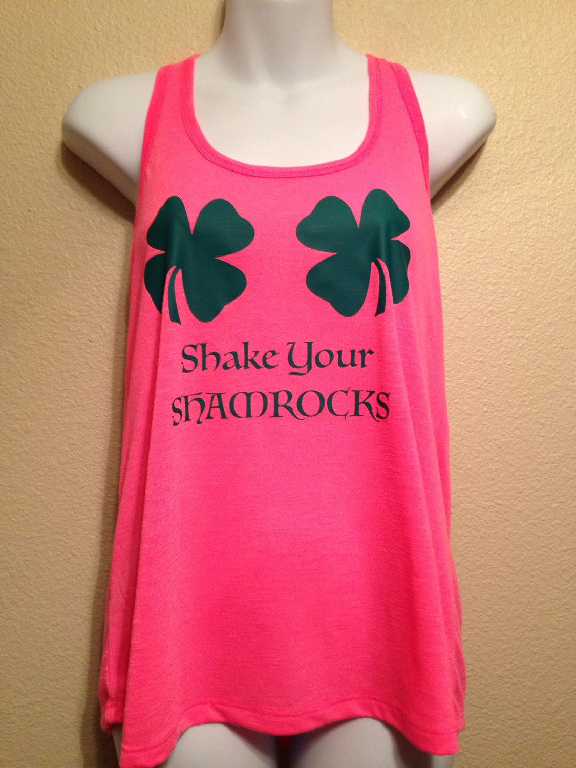 SHAKE your SHAMROCKS Womens Tank Top, St Patricks Day