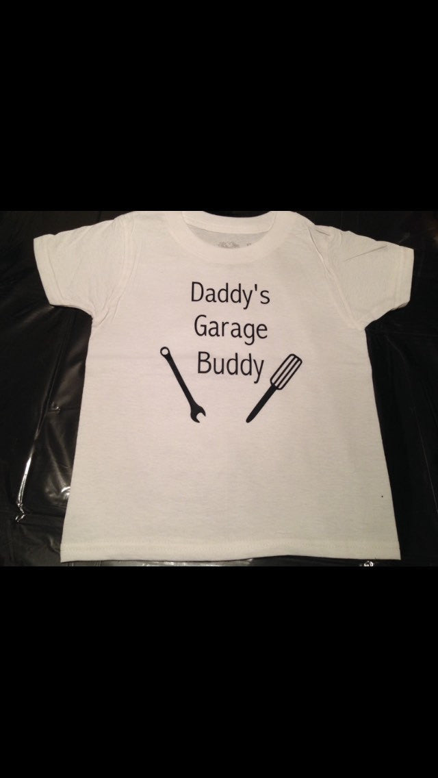 Daddy's Garage Buddy Onesie, Father's Day Onesie