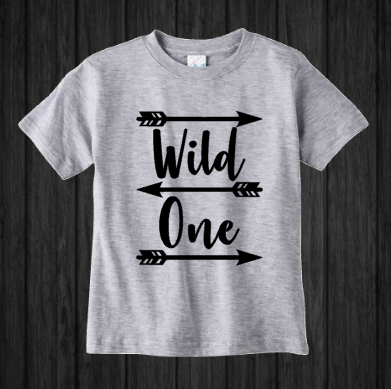 Wild One Baby Toddler Boy Shirt, Happy Birthday