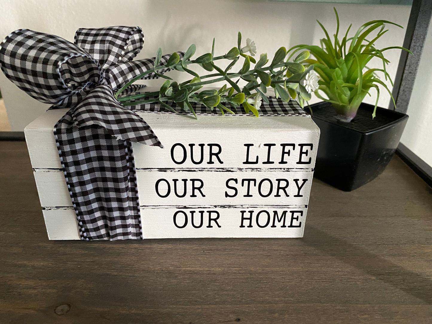 Faux Book Stack Home Decor Farmhouse