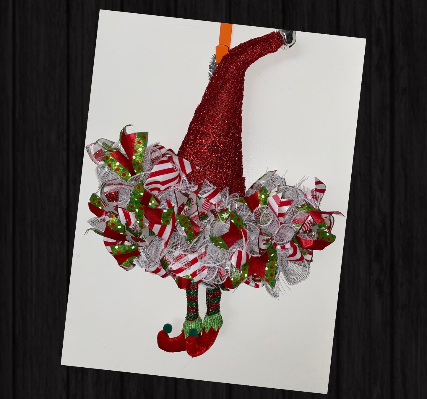 Christmas Elf Hat Wreath