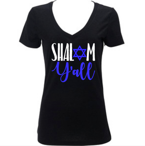 Shalom Y’all, Women’s Happy Hanukkah Shirt