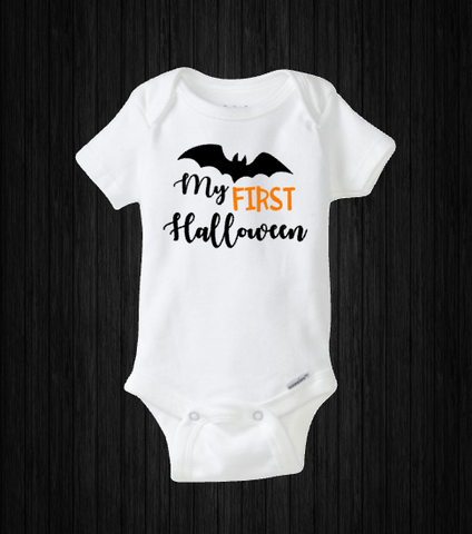 My First Halloween, Baby Bat Onesie, Holiday