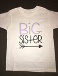 Big Sister Girl Shirt, Pregnancy Announcement, Baby Shower