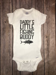 Daddy’s Little Fishing Buddy Onesie, Baby Shower