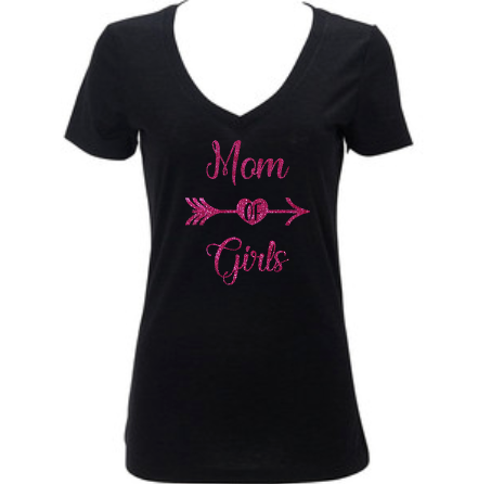 Mom of Girls, Cute Women’s Shirt, Mom Life
