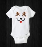 Reindeer Onesie, Baby’s First Christmas, Rudolph Santa Claus