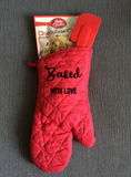 Baked With Love, Personalized Kitchen Oven Mitt