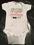 Will Trade Brother, Will Trade Sister for Christmas Cookies, Funny Kids Christmas Shirts, Siblings