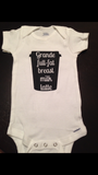 Breast Milk Latte Baby Onesie, Baby Shower Gift, Breastfeeding