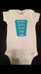 Breast Milk Latte Baby Onesie, Baby Shower Gift, Breastfeeding