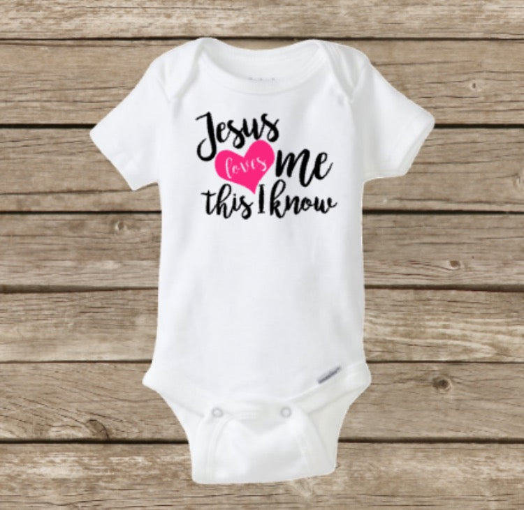 Jesus Loves Me This I Know, Baby Onesie