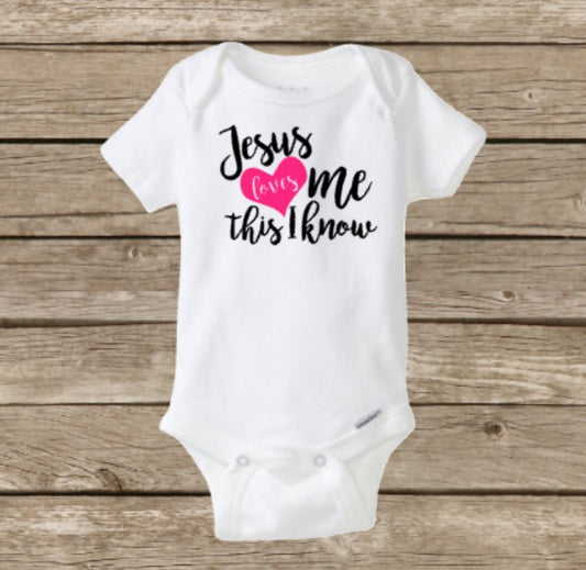 Jesus Loves Me This I Know, Baby Onesie