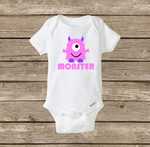 Monster Onesie, Baby Boy or Girl Cute Shirt, Baby Shower