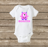 Monster Onesie, Baby Boy or Girl Cute Shirt, Baby Shower