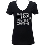 Women's Shirt, Itty Bitty Kitty Committee, Cat Lady