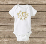 Brand Sparkling New Onesie | Baby Onesie, Baby Shower, New Baby | Baby Girl Shirt