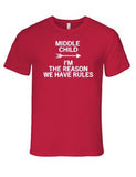 Middle Child Shirt, Funny Siblings Shirts, Brothers and Sisters, Family Shirts