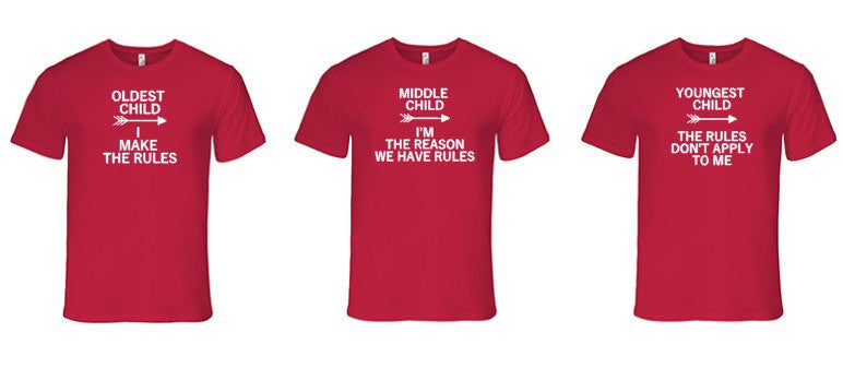 Middle Child Shirt I'm The Reason We Have Rules Siblings T-Shirt Middle Child Shirt I'm The Reason We Have Rules Siblings T-Shirt