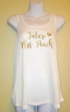 Future Mrs Tank Top, Bachelorette Shirt, Custom Bride Shirt, Wifey