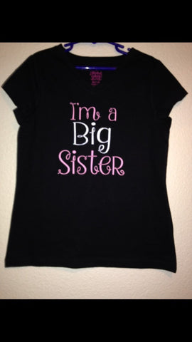 I'm A Big Sister, Proud Big Sister, Girl Shirt