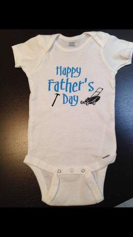 Happy Father's Day Onesie | Baby Boy Onesie | Baby Girl Onesie | Daddy Day | Baby Shower | New Dad
