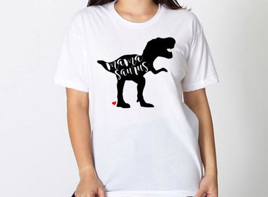 Mama Saurus Rex, Women's Shirt, Dinosaur T Rex, Mommy Saurus, Birthday, Mother's Day, Gift For Mom