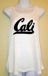 Cali Tank Top, Women's Racerback Tank, California, Women's Shirt, SALE, Summer Tank