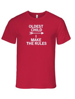 Oldest Child Shirt, Funny Siblings Shirts, Brothers and Sisters Family Shirts