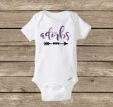 Baby Onesie, Baby Shirt | Adorbs, Adorable Baby, Baby Girl Onesie | Baby Shower, Glitter Onesie