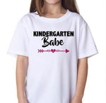Kindergarten Babe, School Shirt, Teacher Shirt, Girls Back To School Shirt, Back To School Outfit