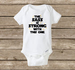 Star Wars Onesie, Star Wars Baby, The Sass Is Strong With This One, Jedi Princess Leia, Baby Girl Onesie