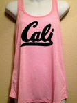 Cali Tank Top, Women's Racerback Tank, California, Women's Shirt, SALE, Summer Tank