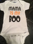 Mama Is My Boo, Halloween Baby Onesie Baby Boy Shirt, Trick Or Treat, Happy Halloween, I Love Mommy, Pumpkin Baby