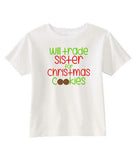 Will Trade Brother, Will Trade Sister for Christmas Cookies, Funny Kids Christmas Shirts, Siblings