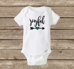 Joyful Christmas Baby Onesie, Santa Claus, Holidays, Christmas Baby Shower