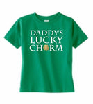 Lucky Charm St Patricks Day, Mommy's Lucky Charm, Daddy's Lucky Charm, Shamrock Clover, Toddler Shirt