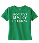 Lucky Charm St Patricks Day, Mommy's Lucky Charm, Daddy's Lucky Charm, Shamrock Clover, Toddler Shirt