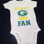 Packers Baby Onesie, Packers Football, Newest Fan, Sports