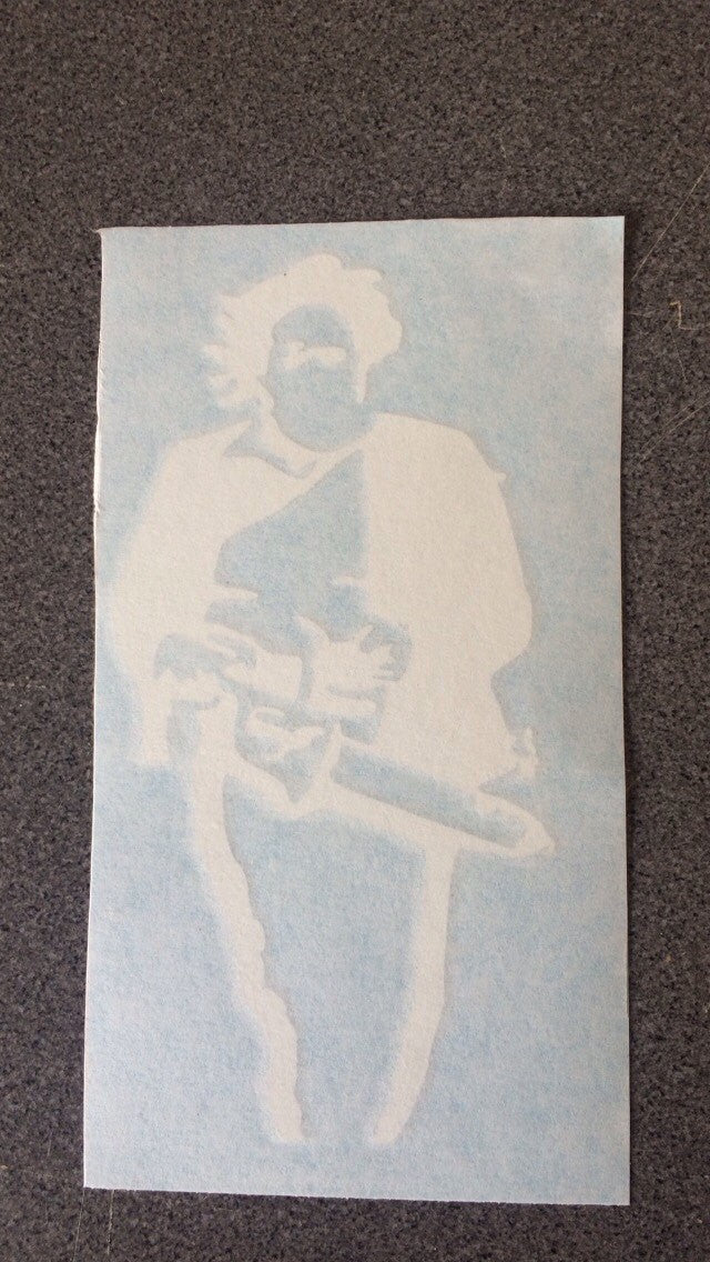 Texas Chainsaw Massacre STICKER DECAL / Halloween Horror Leather Face ...