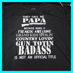 They Call Me PAPA Men’s Shirt, Proud Grandpa, Country Lovin, Fathers Day