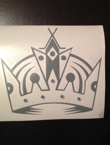 LA KINGS Crown Los Angeles Hockey Sports Sticker Decal | Vinyl Car Sticker Decal | Sports