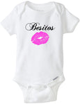 Baby Girl Onesie Besitos, Kisses Besos, Spanish Baby