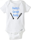 Daddy's Garage Buddy Onesie, Father's Day Onesie