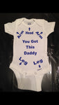Instructions for Daddy Onesie, You Got This Daddy, Funny Baby Onesie for the New Dad